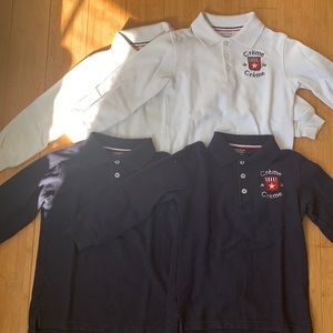 Creme de la Creme long sleeve polo